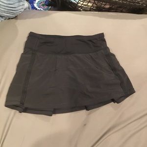 Black Lululemon Pace Rival Skort